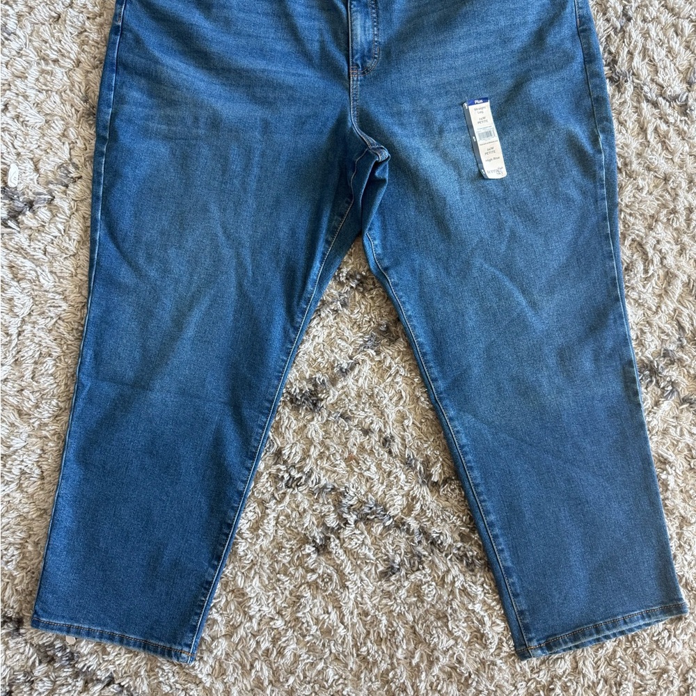 Terra & Sky Relaxed Fit Denim Jeans 24W petite